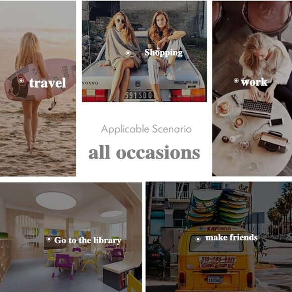 for Women Purses and Handbags Women's Casual Messenger Bag Waterproof Black Cros - Picture 6 of 6